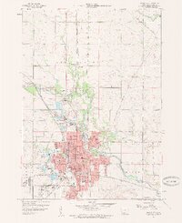 Mason City 1959 topographic map thumbnail
