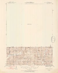 Mount Ayr 1945 topographic map thumbnail