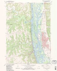 Prairie Du Chien 1983 topographic map thumbnail