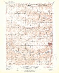 Winterset 1952 topographic map thumbnail