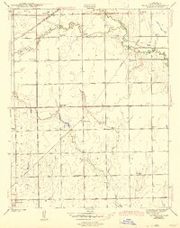 Bayneville 1943 topographic map thumbnail