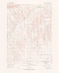 Bird City North 1951 topographic map thumbnail