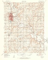 Chanute 1951 topographic map thumbnail