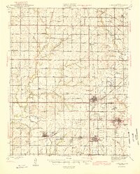 Cherokee 1945 topographic map thumbnail