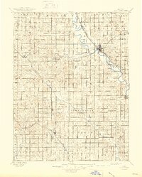 Clay Center 1891 topographic map thumbnail