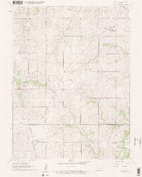 Denton 1961 topographic map thumbnail