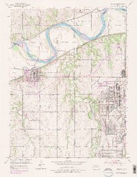 Eudora 1951 topographic map preview