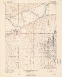 Eudora 1951 topographic map thumbnail
