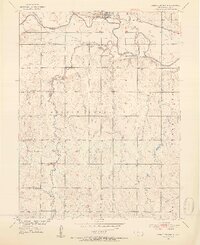 Glen Elder South 1953 topographic map thumbnail