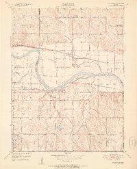 Grantville 1951 topographic map thumbnail