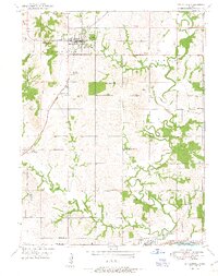 Tonganoxie 1951 topographic map thumbnail