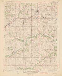 Lenexa 1943 topographic map thumbnail