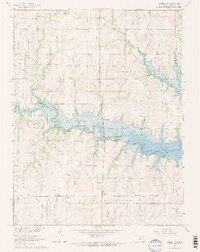 Lyndon NW 1965 topographic map thumbnail