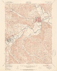 Manhattan 1947 topographic map thumbnail