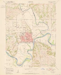 Manhattan 1950 topographic map thumbnail
