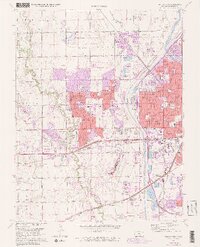 Wichita West 1961 topographic map thumbnail