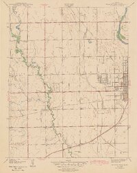 Wichita West 1943 topographic map thumbnail
