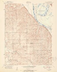 Oak Mills 1948 topographic map thumbnail