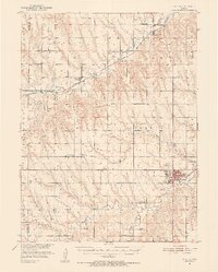 Oberlin 1951 topographic map thumbnail