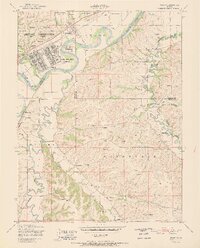 Ogden 1951 topographic map preview