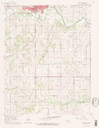 Osawatomie 1963 topographic map thumbnail