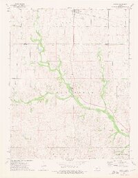Sawyer 1973 topographic map thumbnail