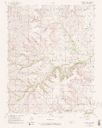 Piedmont NW 1964 topographic map thumbnail