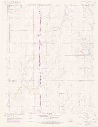 Sedgwick NE 1959 topographic map thumbnail