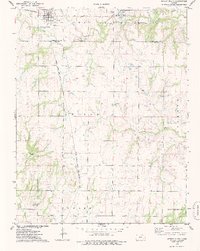 Severy South 1975 topographic map thumbnail