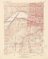Shawnee 1934 topographic map thumbnail