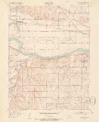 Silver Lake 1952 topographic map thumbnail