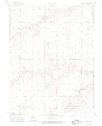 Ruleton NW 1966 topographic map thumbnail