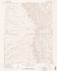 Rosalia 1961 topographic map thumbnail