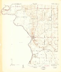 Merom 1943 topographic map thumbnail