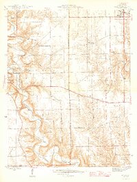Milan 1946 topographic map thumbnail