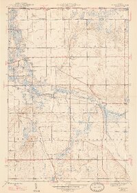 Mongo 1947 topographic map thumbnail