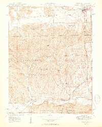 Morgantown 1950 topographic map thumbnail