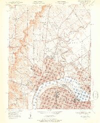 New Albany 1951 topographic map thumbnail