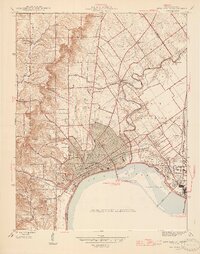 New Albany 1946 topographic map thumbnail
