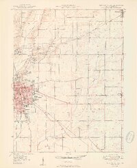 New Castle East 1950 topographic map thumbnail