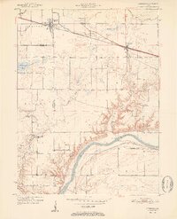 Otterbein 1951 topographic map thumbnail