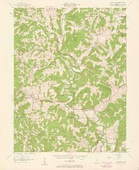 Owensburg 1957 topographic map thumbnail