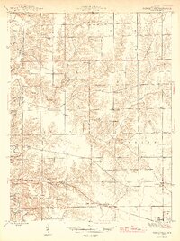 Pierceville 1946 topographic map thumbnail