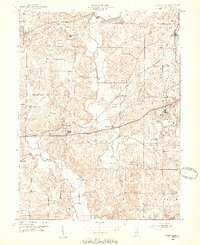 Reelsville 1952 topographic map thumbnail