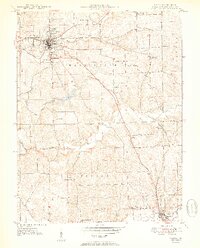 Salem 1950 topographic map thumbnail