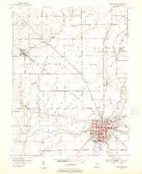 Shelbyville 1953 topographic map preview