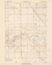 Somerset 1953 topographic map thumbnail