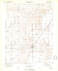 Switz City 1950 topographic map thumbnail