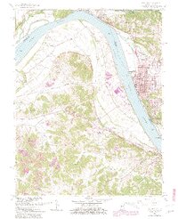 Tell City 1961 topographic map thumbnail