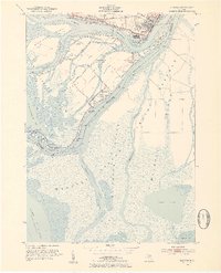 Algonac 1952 topographic map thumbnail